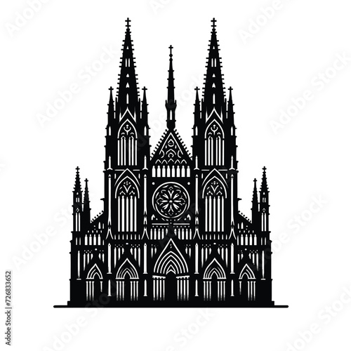  Silhouette of a Gothic Cathedral