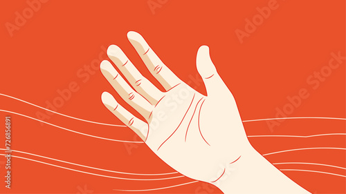 Vectorized hands performing traditional Chinese gestures symbolizing the artistry and cultural significance embedded in traditional practices in a meaningful vector backdrop. simple minimalist