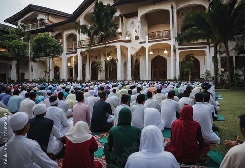 Church courtyard July 2016 Jesus perform Parish Catholic prayers Indonesia Heart Malang 6 Muslims Eid city alFitr Sacred Kayutangan