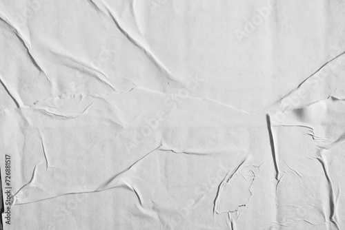 White damaged paper poster texture background