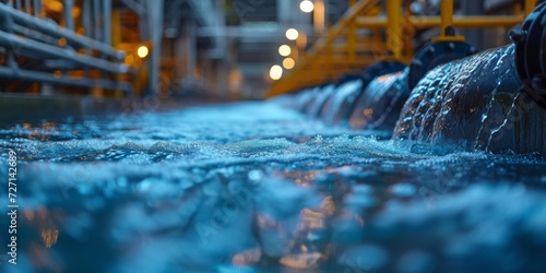 Advanced Water Treatment Processes at Work: Ensuring Clean Water Supply through Modern Filtration Technology, Generative AI