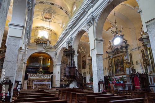 Scanno. The parish church of Santa Maria della Valle