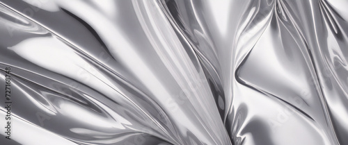 銀箔の背景に光沢のあるベクトル鋼のグラデーション テンプレートとクロム境界線の金属。抽象的な銀色の金属の背景。抽象的なグレー色の明るい背景。Q