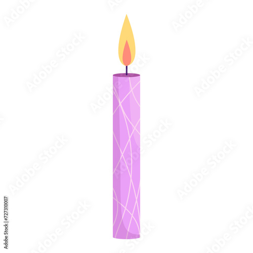 vector candle illustration