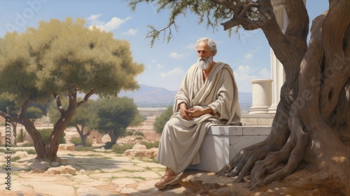 Greek philosophers led lives filled with vibrant discussions, where ideas and knowledge thrived.