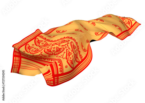 gamosa or gamusa from assam transparent png. gamosa or gamusa is an article of significance for the indigenous people of Assam, India. It is generally a white rectangular piece of cloth. 