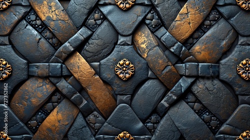 Ornate Gothic Tile Artwork