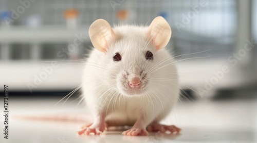 Lab white rat.