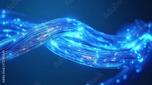 Realistic electrical wires flexible network