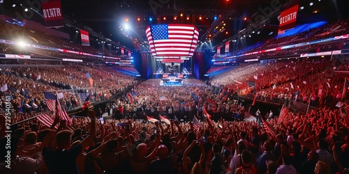 Republican national convention, conservative politics concept for 2024 American presidential election