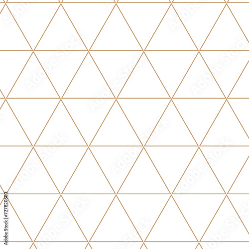abstract seamless repeatable brown triangle line pattern.