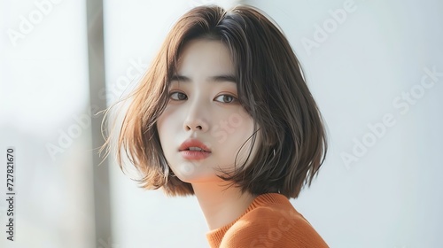 Korean Beauty AI Art Portrait