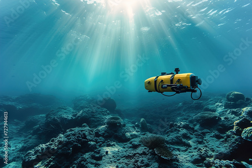 Cutting-edge sonar for mapping systems pierce the ocean's depths. Submersibles, remotely operated vehicles, ROVs, rovers, diving/scuba vehicle