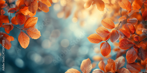 Viele schöne Herbstblätter als Hintergrundmotiv und Druckvorlage, ai generativ