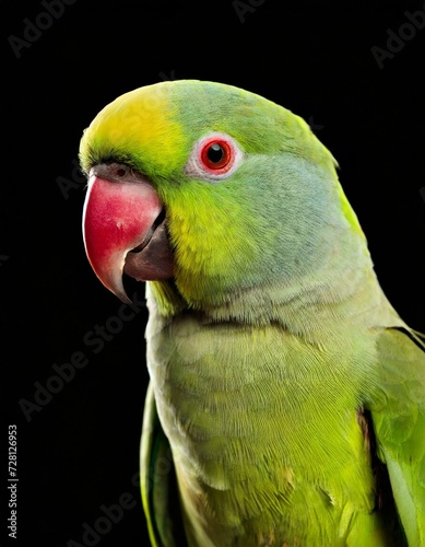 female rose-ringed parakeet