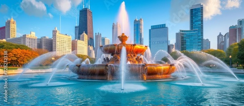 the Iconic Buckingham Fountain in Downtown Chicago: A Buckingham Fount Gem in the Heart of Downtown Chicago
