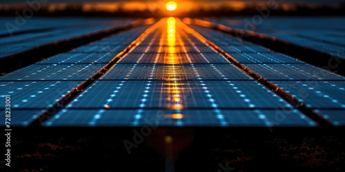 Solar Panel Field from Above in HD