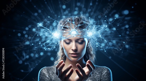 Telepathic communication harnessing mind power for thought controlled connections