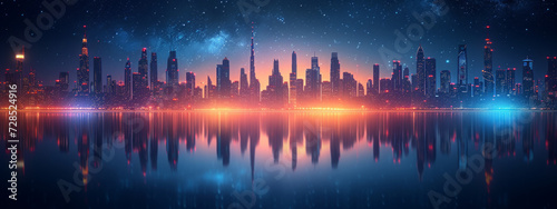 Luminescence: The Enchanting Mirage of a Cosmopolitan Metropolis Transfixed in Watery Reflection