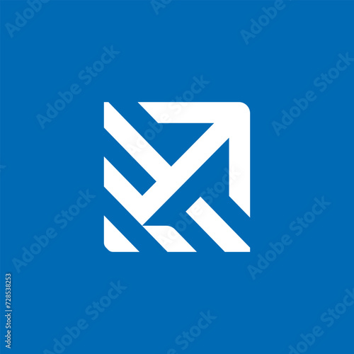 Wind Dynamic Arror Logo Design Vector