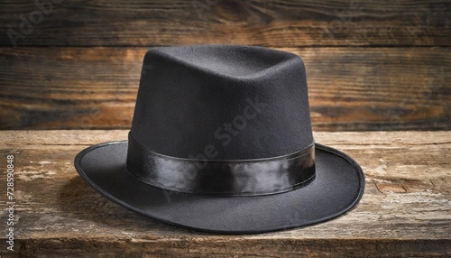 vintage black bowler hat