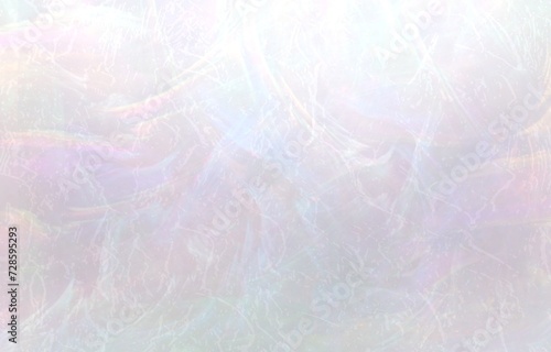 Mother of pearl pastel texture closeup. Light iridescent gemstone background.
