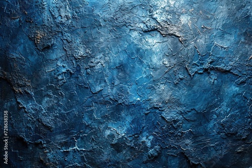 Abstract dark blue grunge wall concrete texture, Seamless Blue grunge texture vintage background.