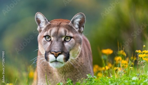 cougar puma concolor also commonly known as the mountain lion puma panther or catamount is the greatest of any large wild terrestrial mammal in the western hemisphere