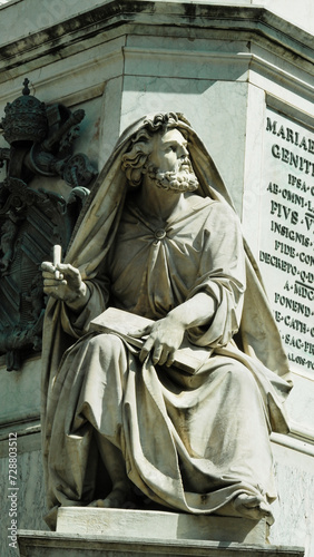 Prophet Isaiah at Colonna dell'Immacolata, Roma, Italy