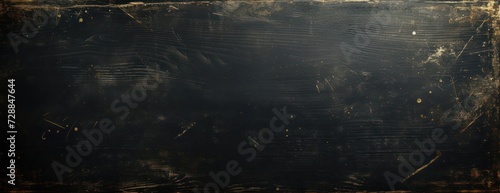Stained Black Wood Plank