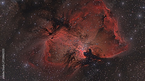 Interstellar Nebula Brilliance