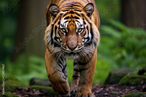 Preserving the magnificence of sumatran tigers. guardians of earths remote corners
