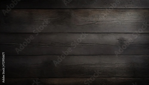 Dark black wooden background.