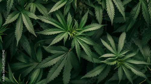 close-up leaf medical marijuana (hemp, cannabis) background.