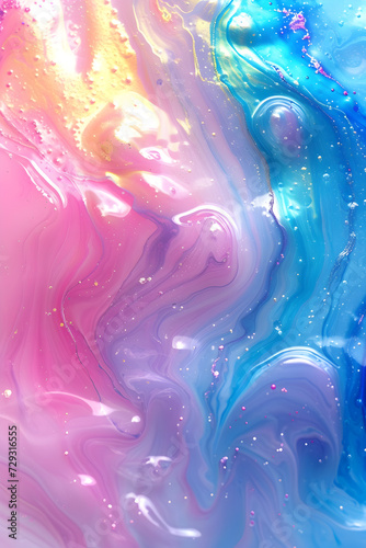 rainbow ombre pastel oil spill iridescent shiny texture pattern, background