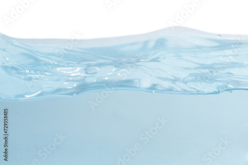 water surface with waves. On a blank background
