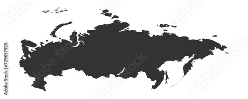 vector map Russia