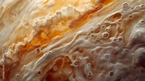 Imagen de la superficie de saturno