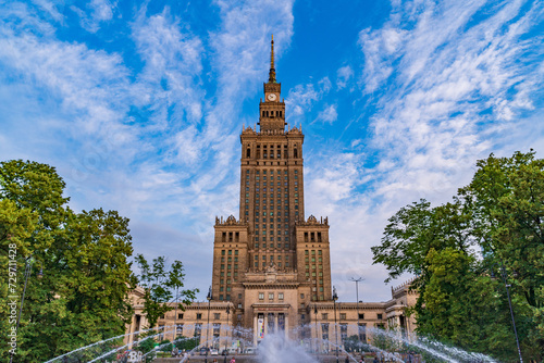 Palace of Culture and Science in Warsaw, Poland