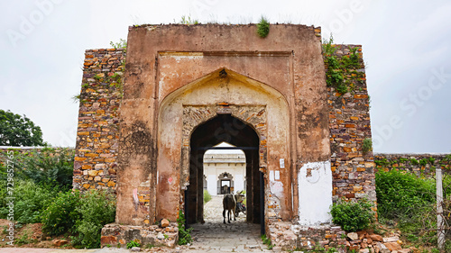 Entrance of Mandalgarh Fort Palace, Bhilwara, Rajasthan, India.