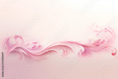 Elegant pink floral abstract design for creative background use