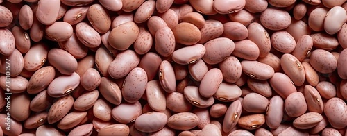 beans with white spots closeup