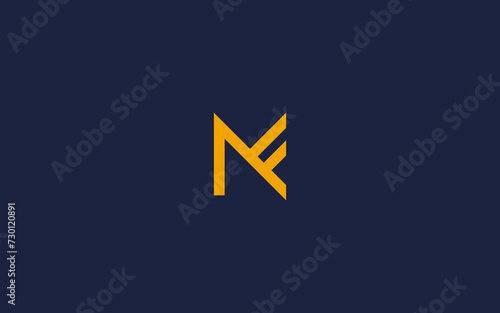 letters mf or fm logo icon design vector design template inspiration