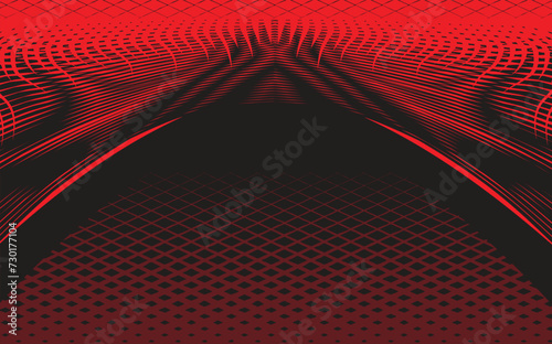Red Sports jersey fabric Vector background. Background pattern for sports jersey, race shirt, running shirt, activity shirt, polo shirt, red, half tone