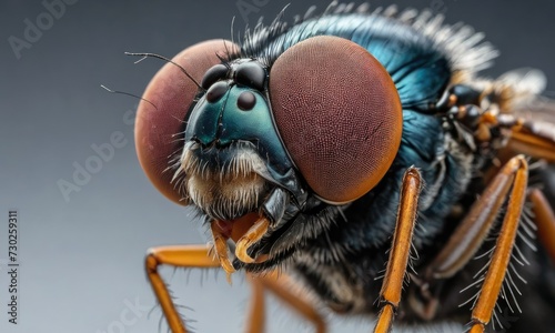 Nature's Precision: Exquisite Details in the Microscopic Fly Realm