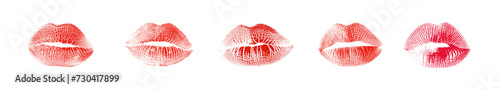 Lipstick kiss with lips print. Transparent png kiss mark imprint