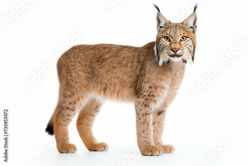 lynx isolated on white background