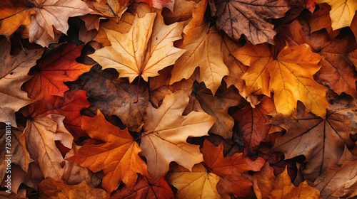  Natures quilt of autumn foliage, forming a cozy and textured background for your device