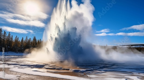 Image of geyser eruption.