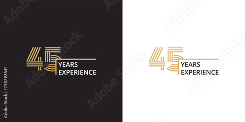 45 years experience banner